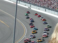 Just a few laps to go and were off!